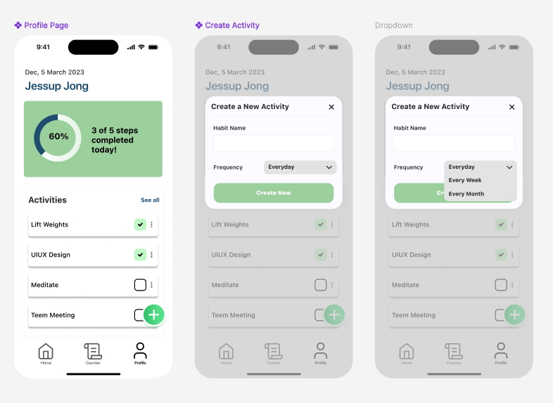 Counter App preview page 2